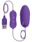 Фиолетовая, работающая от USB вибропуля Happy