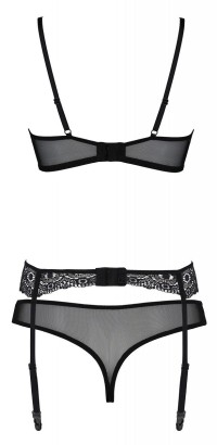 Пикантный комплект белья Zinnia с поясом для чулок