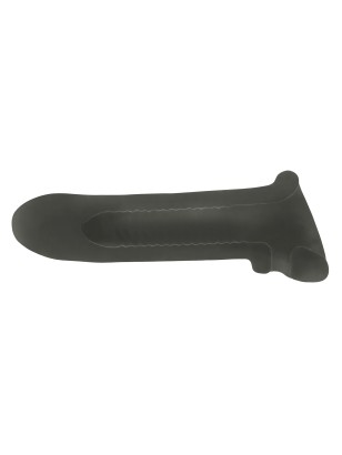 Черный фаллоудлинитель Titan - 16,5 см.