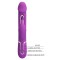 Фиолетовый вибратор-кролик с функцией фингеринга Kampas - 23,2 см.