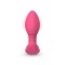 Розовая интерактивная вибропробка Axel - 10 см.