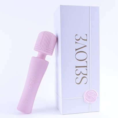 Розовый wand-вибратор Selove PulseWand - 20,3 см.