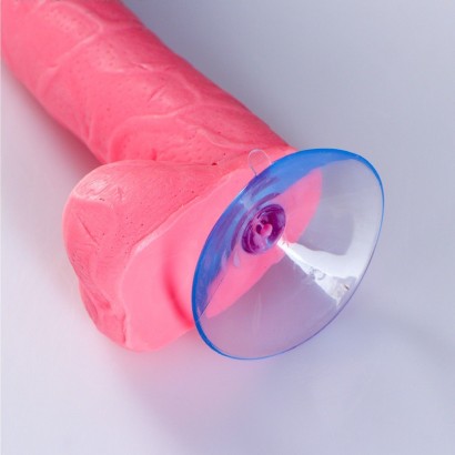 Розовое фигурное мыло  Фаворит  на присоске - 100 гр.