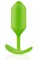 Лаймовая пробка для ношения B-vibe Snug Plug 3 - 12,7 см.