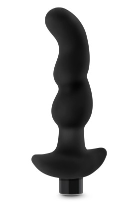 Черный вибромассажер простаты Prostate Massager 03 - 15,2 см.