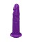 Фиолетовая реалистичная насадка-плаг - 16,2 см.