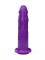 Фиолетовая реалистичная насадка-плаг - 16,2 см.