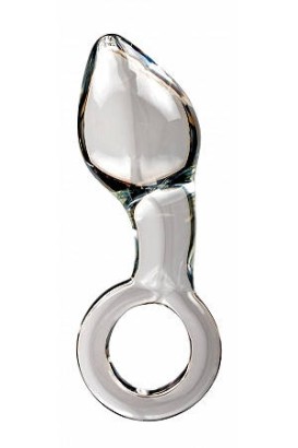 Стеклянный анальный стимулятор ICICLES № 14