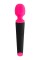 Черно-розовый вибростимулятор ASTER - 19,5 см.