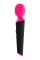 Черно-розовый вибростимулятор ASTER - 19,5 см.