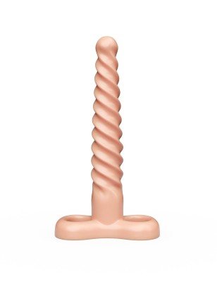 Спиралевидный телесный плаг - 15 см.