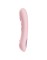 Нежно-розовый интерактивный вибратор Pearl3 - 20 см.