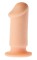 Телесный фаллоимитатор Little Lewis - 9 см.