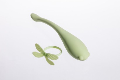 Оригинальный вибратор в форме стрекозы Liebelulla H с подогревом - 18 см.
