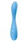 Голубой гибкий вибромассажер Satisfyer G-Spot Flex 4+ - 19 см.