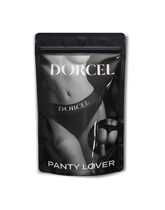 Черные трусики для ношения клиторального стимулятора Panty Lover - size L