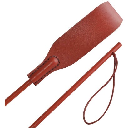 Красный кожаный стек  Флеш  - 58 см.