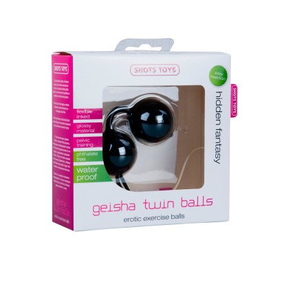 Черные вагинальные шарики Geisha 