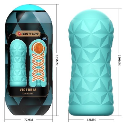 Аквамариновый мастурбатор Victoria