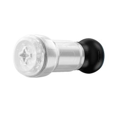 Набор PowerBlow & Feel Pocket Stroker Crystal: мастурбатор и интерактивная насадка