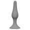Серая малая анальная пробка Slim Anal Plug Small - 10,5 см.