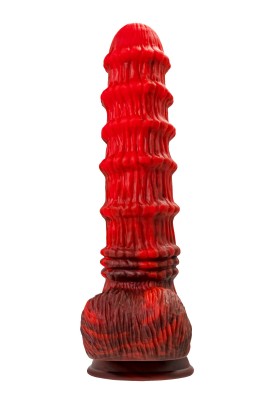 Силиконовый вибратор Monster Tops - 27 см.