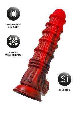 Силиконовый вибратор Monster Tops - 27 см.