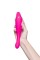 Ярко-розовый вибратор Danvi с вакуум-волновой стимуляцией