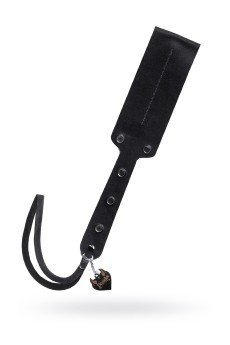 Черный кожаный пэддл - 32 см.