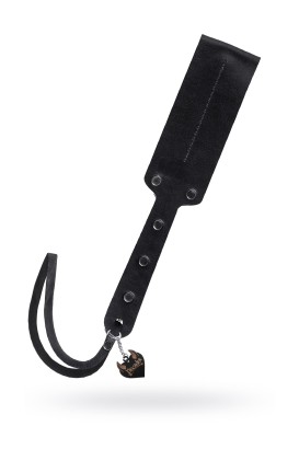 Черный кожаный пэддл - 32 см.