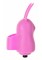 Розовый вибростимулятор на палец Power Rabbit
