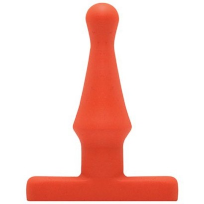 Оранжевая анальная пробка Bum Buddies Tease My Tush - 10 см.