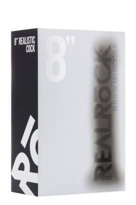 Чёрный фаллоимитатор Realistic Cock 8 