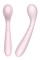Розовый вибратор Baymax для G-стимуляции - 22 см.