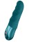 Зеленый вибратор-пульсатор Stronic Petite - 17 см.