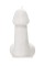 Белая свеча в форме пениса - 47 гр.