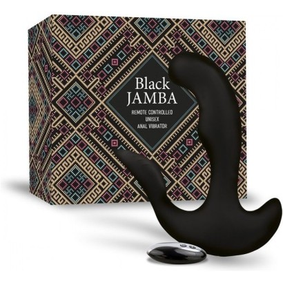 Универсальный анальный массажер Black Jamba Anal Vibrator - 12 см.
