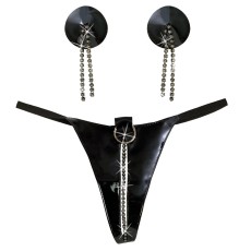 Комплект из трусиков и пестисов Bound By Diamonds