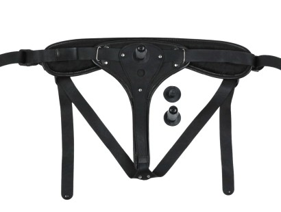 Кожаный пояс харнесс премиум класса WOMAN LONG(S) с 3 насадками