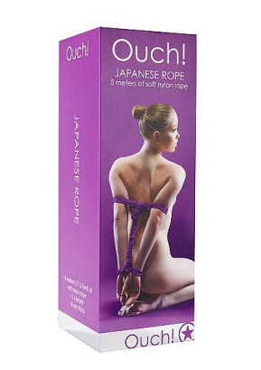 Фиолетовая веревка для бандажа Japanese - 5 м.