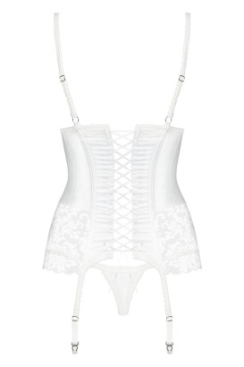 Соблазнительный атласный корсаж с вышивкой