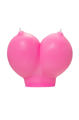 Розовая свеча «Сиськи» - 150 гр.