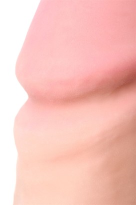 Телесный фаллоимитатор  RealStick Elite DILDO Marc - 24 см.