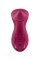 Бордовый вибратор с движущимся шариком Exciterrr