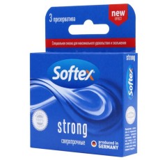 Сверхпрочные презервативы Softex Strong - 3 шт.