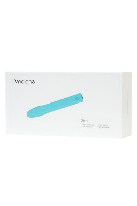 Бирюзовый вибратор Nalone Dixie - 16,7 см.