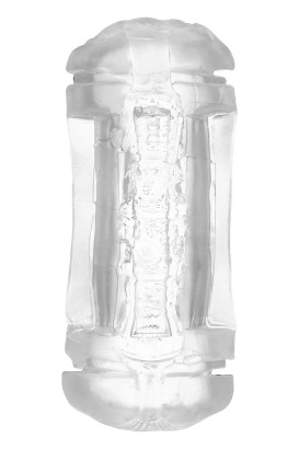 Прозрачный двусторонний мастурбатор Sophia - вагина и анус