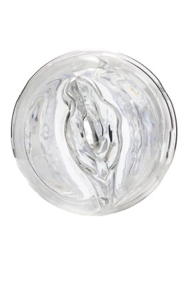 Прозрачный двусторонний мастурбатор Sophia - вагина и анус