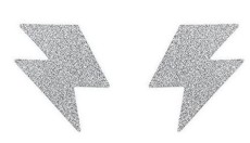 Серебристые пэстисы-молнии Flash