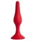 Бордовая анальная пробка Gravity M - 11 см.